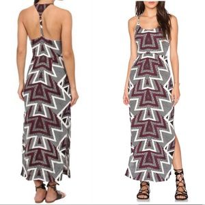 Free People Geometric Print Maxi Dress